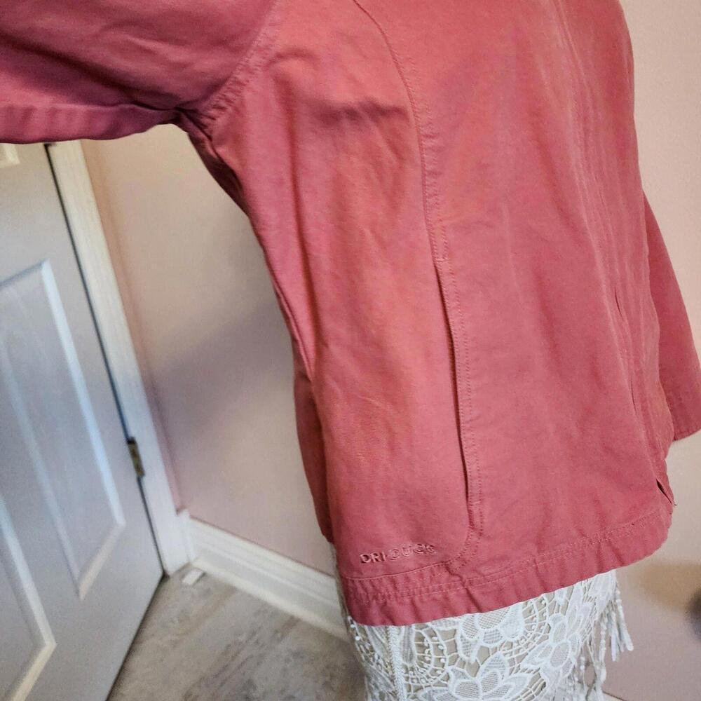 LKNW Dri Duck for her womans Pink Coat jacket Large pink - Picture 3 of 9